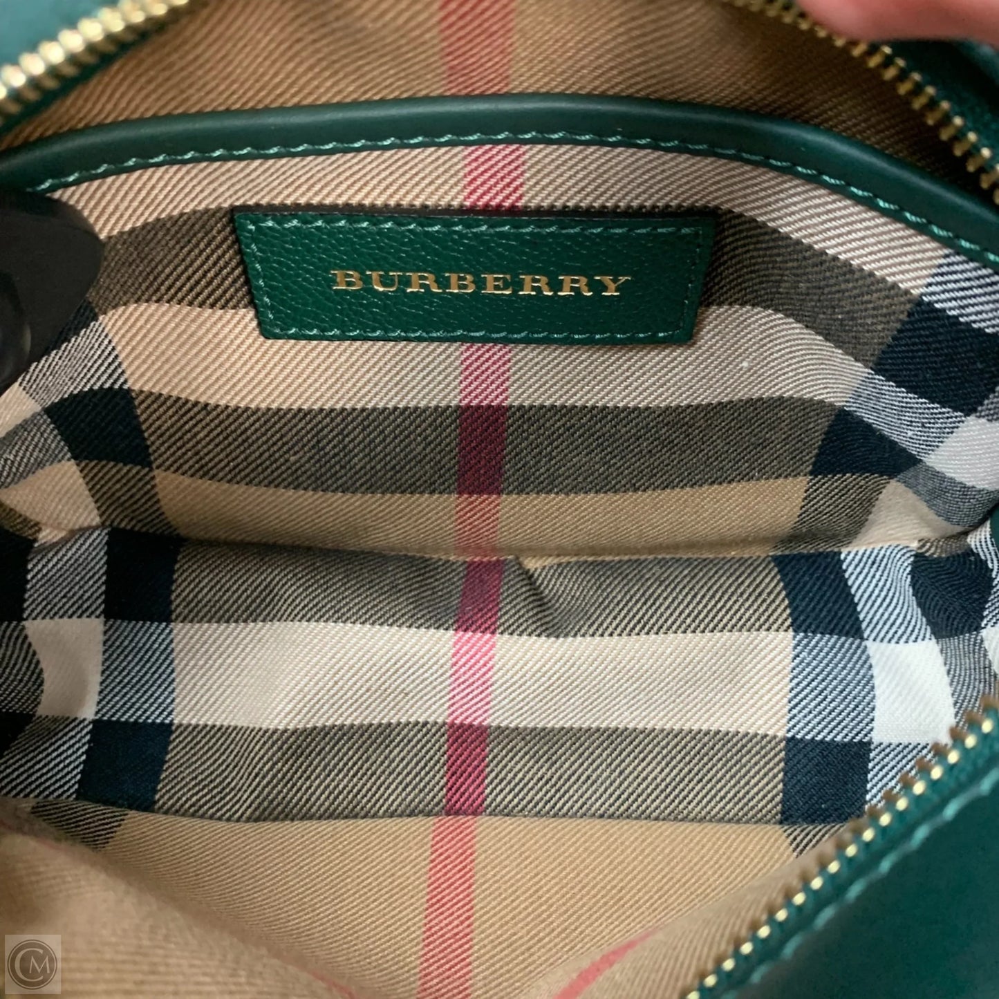 Crossbody Luxury Designer By Burberry, Size: Medium *Notch missing on buckle