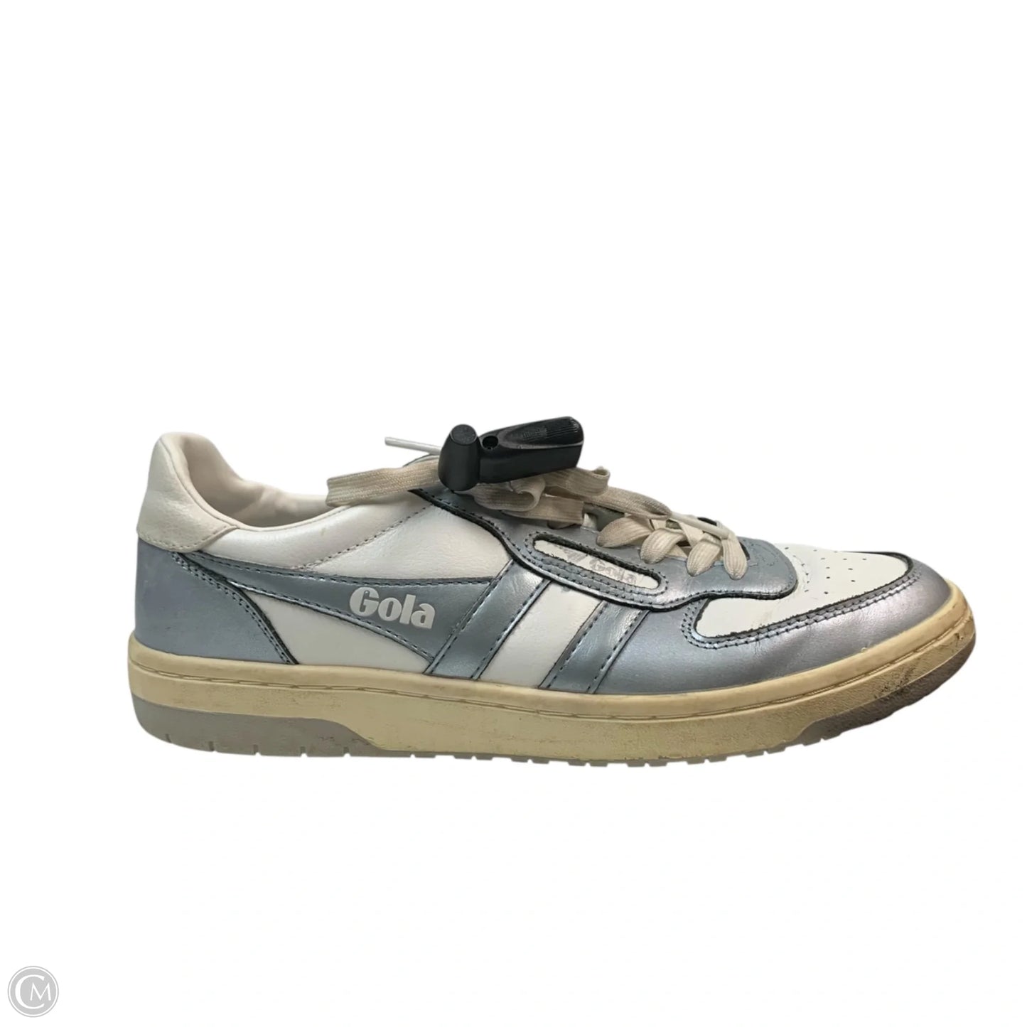 Shoes Sneakers By Gola In Grey & White, Size: 8