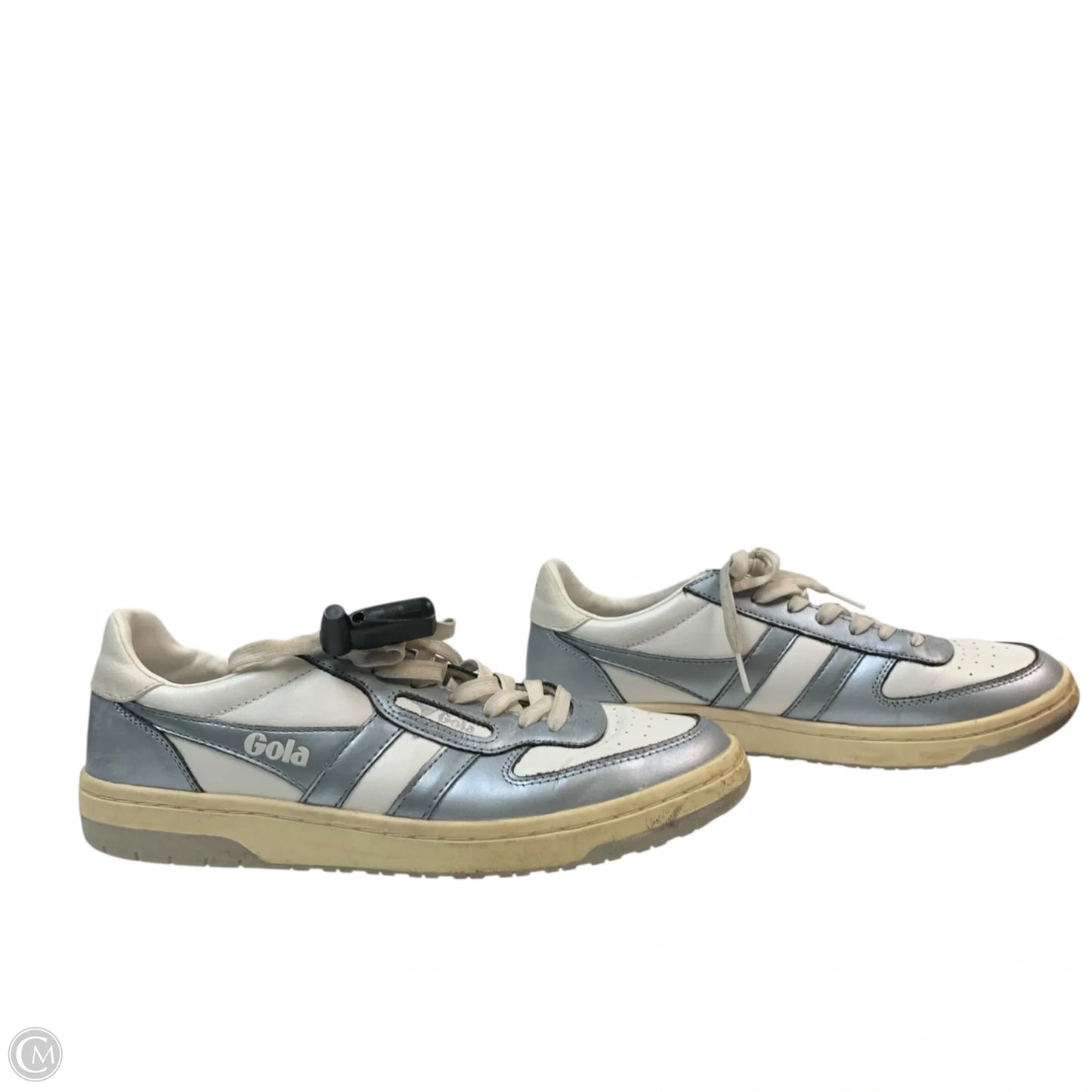 Shoes Sneakers By Gola In Grey & White, Size: 8