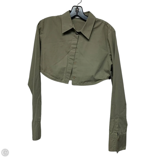 Top Long Sleeve By The Frankie Shop In Green, Size: S