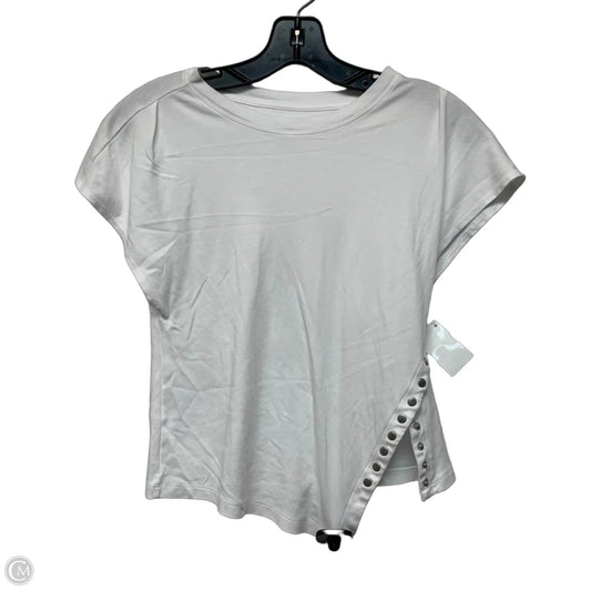 Top Short Sleeve By Anthropologie In White, Size: Xxs