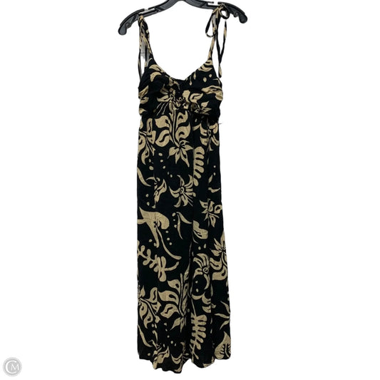 Dress Casual Maxi By Gap In Black & Brown, Size: S
