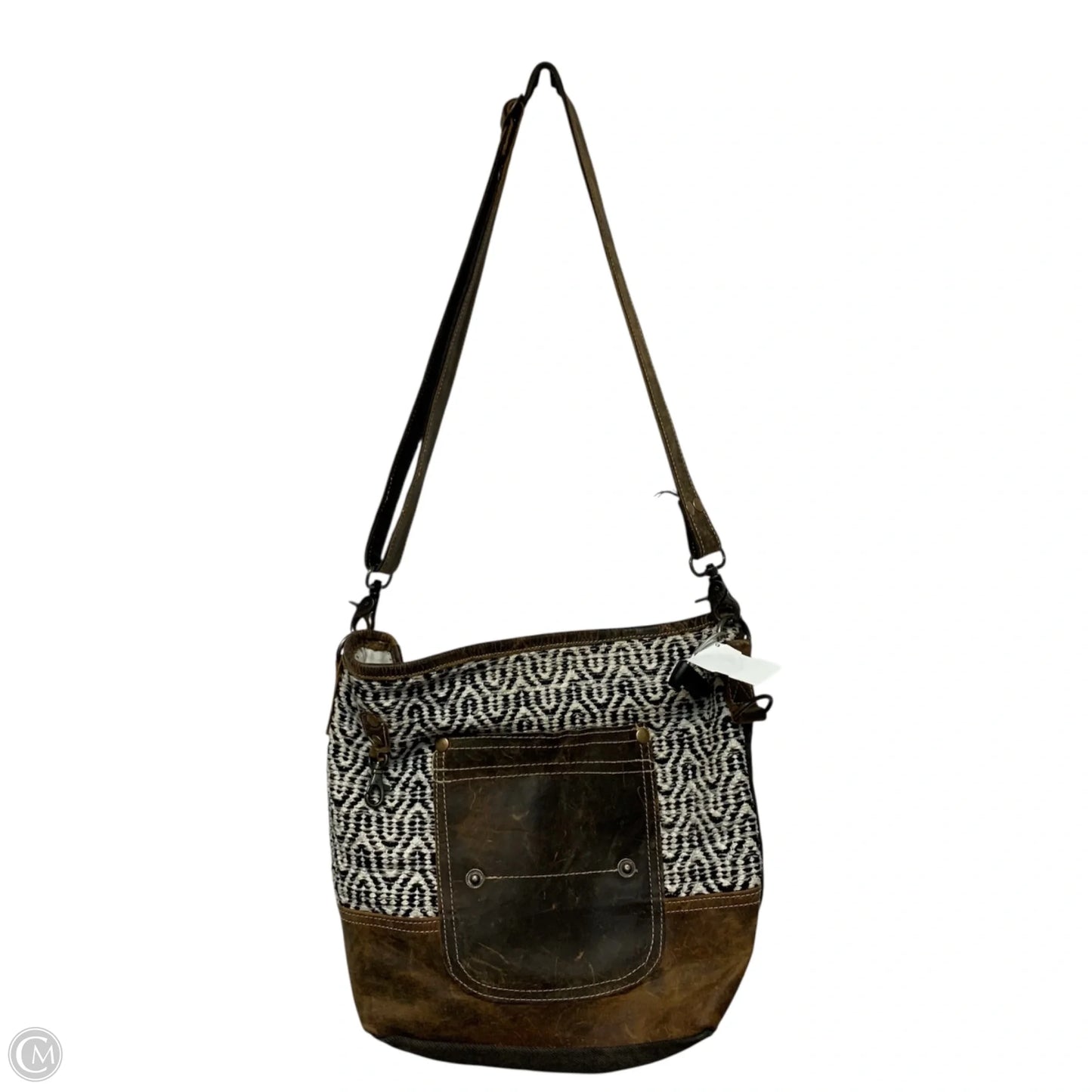 Crossbody Leather By Myra Bag, Size: Large