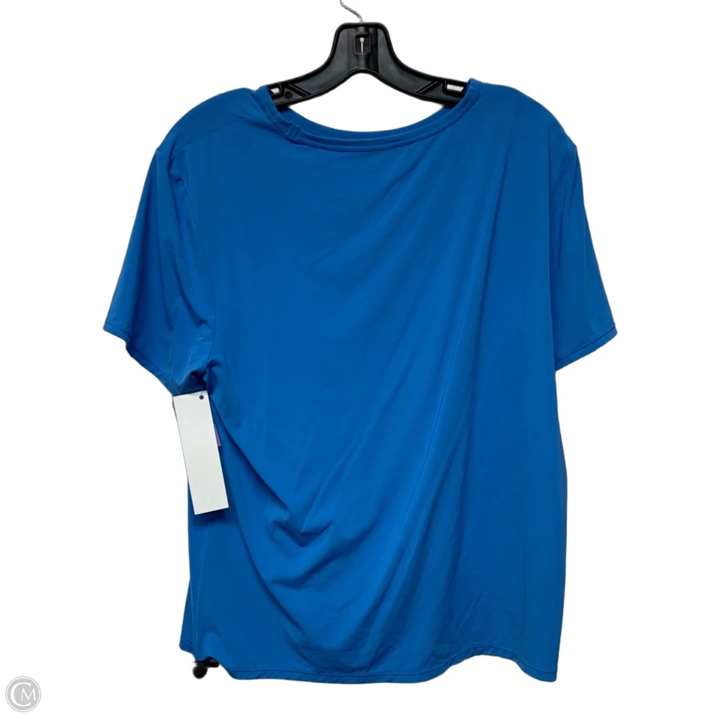 Top Short Sleeve Designer By Lilly Pulitzer In Blue, Size: M