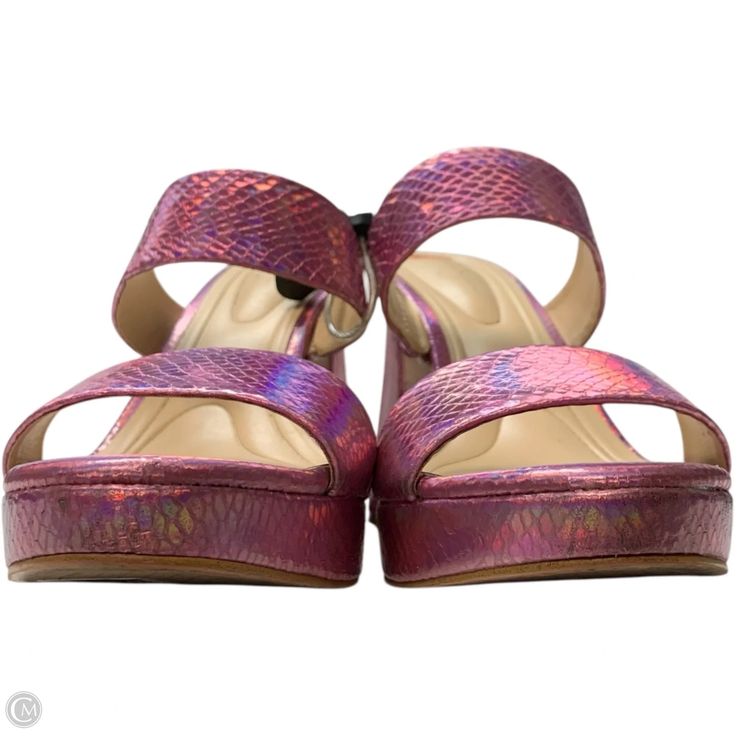 Sandals Heels Block By Jessica Simpson In Pink, Size: 8.5