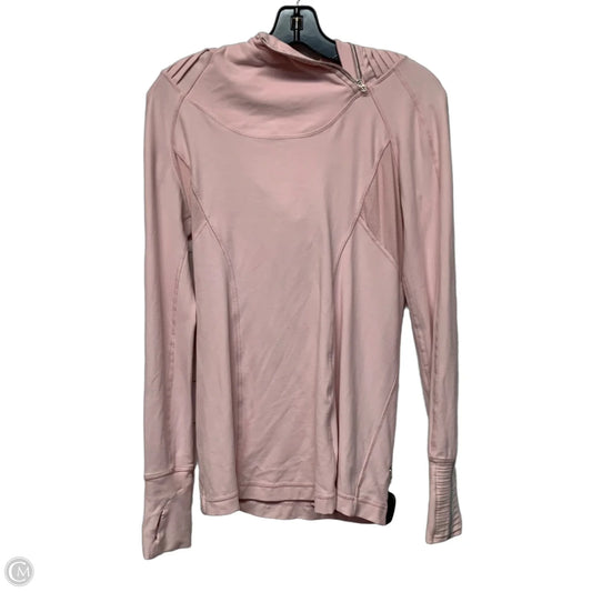 Athletic Sweatshirt Hoodie By Lululemon In Pink, Size: M