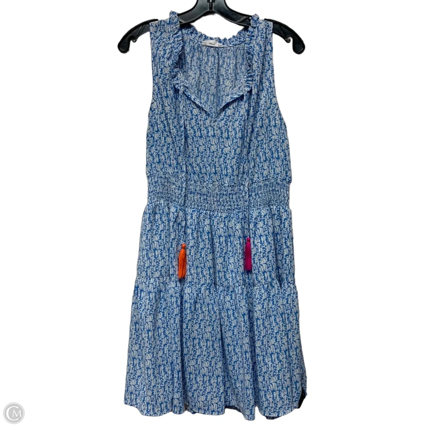 Dress Casual Short By Thml In Blue & White, Size: L