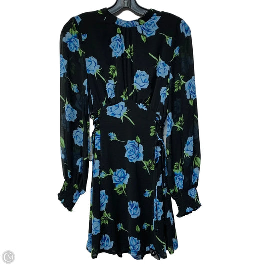 Dress Casual Short By Free People In Black & Blue, Size: Xs