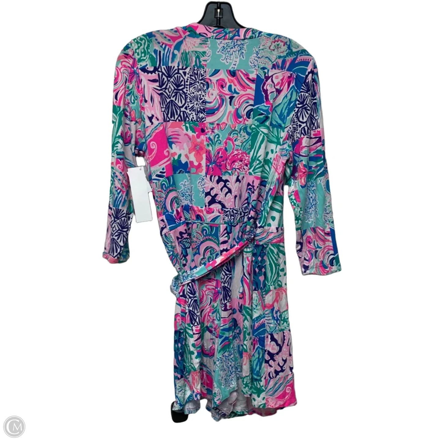 Romper Designer By Lilly Pulitzer In Blue & Pink, Size: L