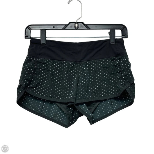 Athletic Shorts By Lululemon In Black & Grey, Size: Xs