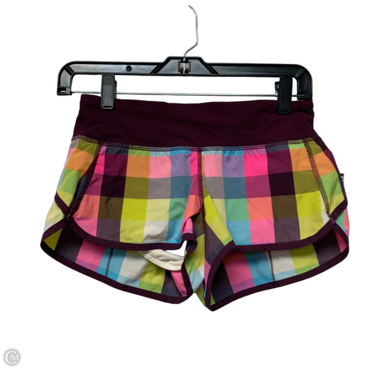 Athletic Shorts By Lululemon In Multi-colored, Size: Xs