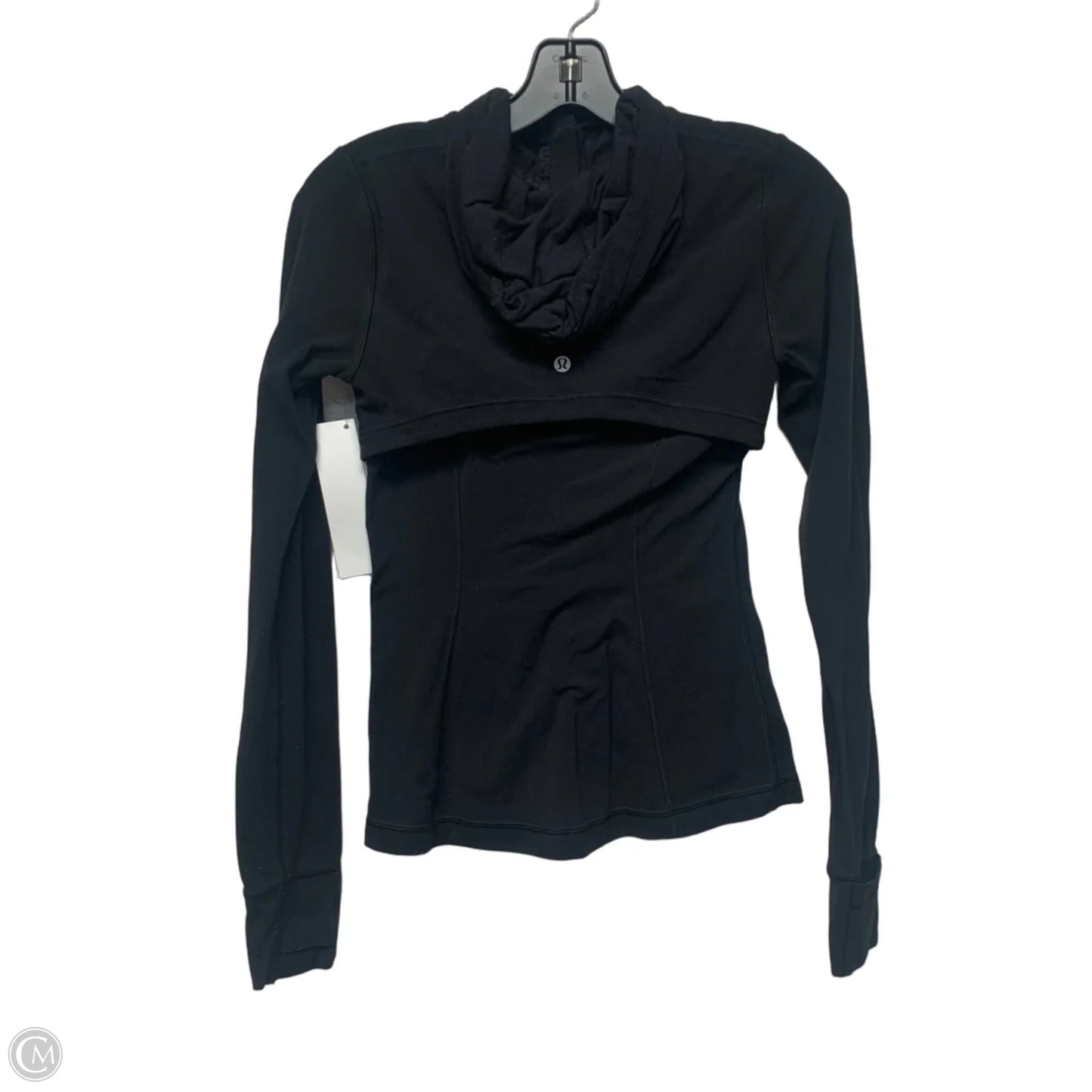 Athletic Jacket By Lululemon In Black, Size: S