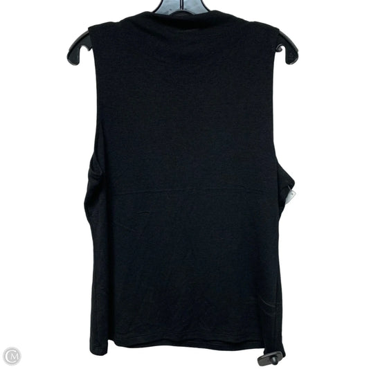 Top Sleeveless Basic By Banana Republic In Black, Size: L