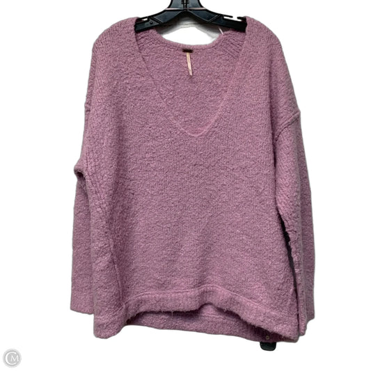 Sweater By Free People In Purple, Size: S