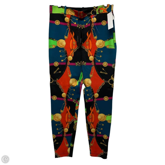Pants Luxury Designer By Versace In Multi-colored, Size: Xl