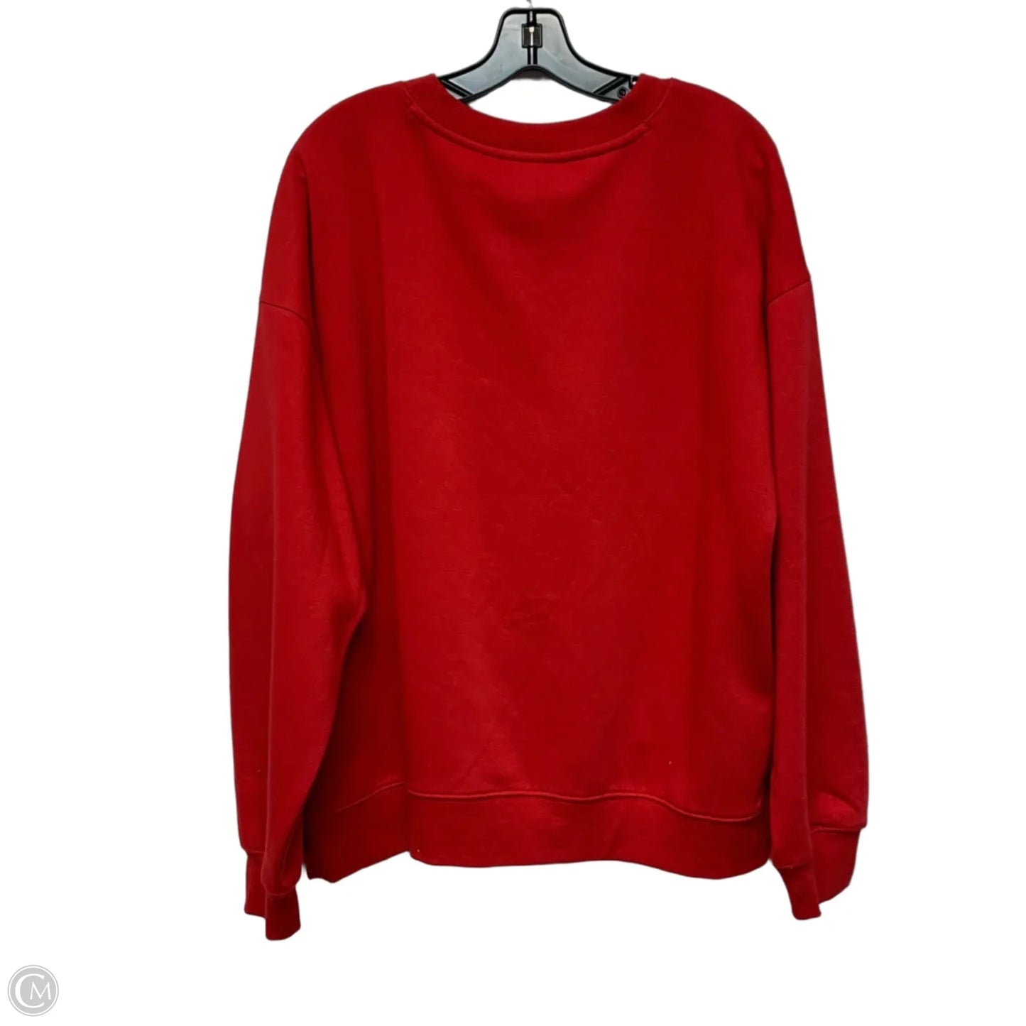 Sweatshirt Crewneck By Maeve In Red, Size: 1x
