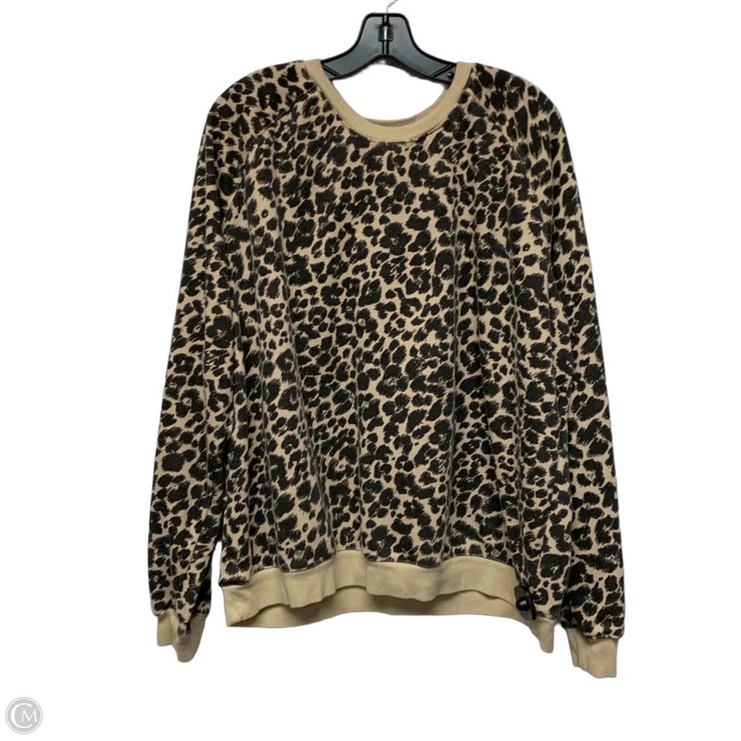 Sweatshirt Crewneck By Maeve In Animal Print, Size: Xl
