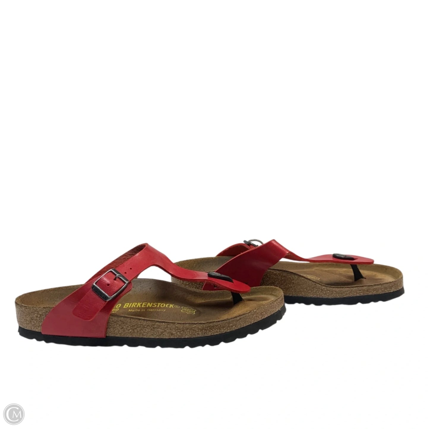 Sandals Flats By Birkenstock In Red, Size: 9