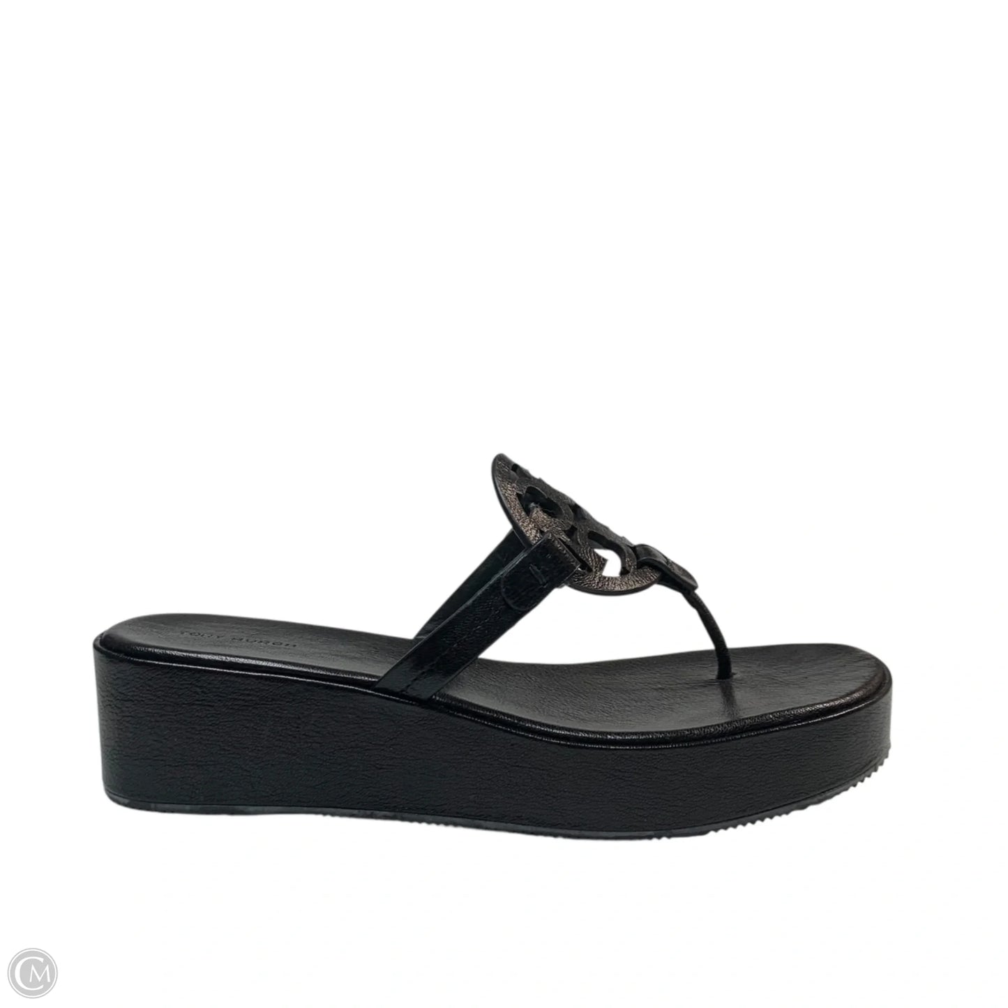 Sandals Designer By Tory Burch In Black, Size: 10.5
