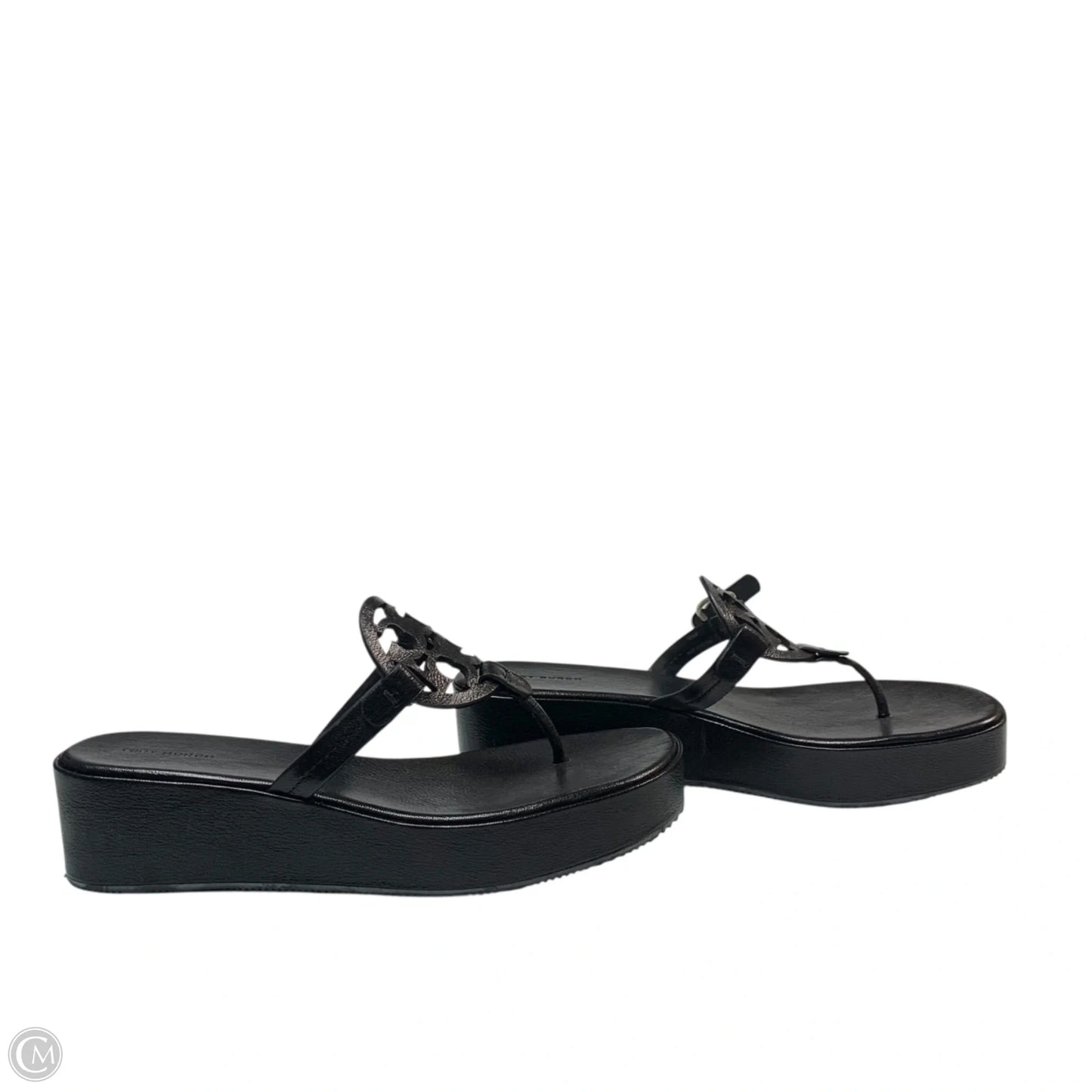 Sandals Designer By Tory Burch In Black, Size: 10.5