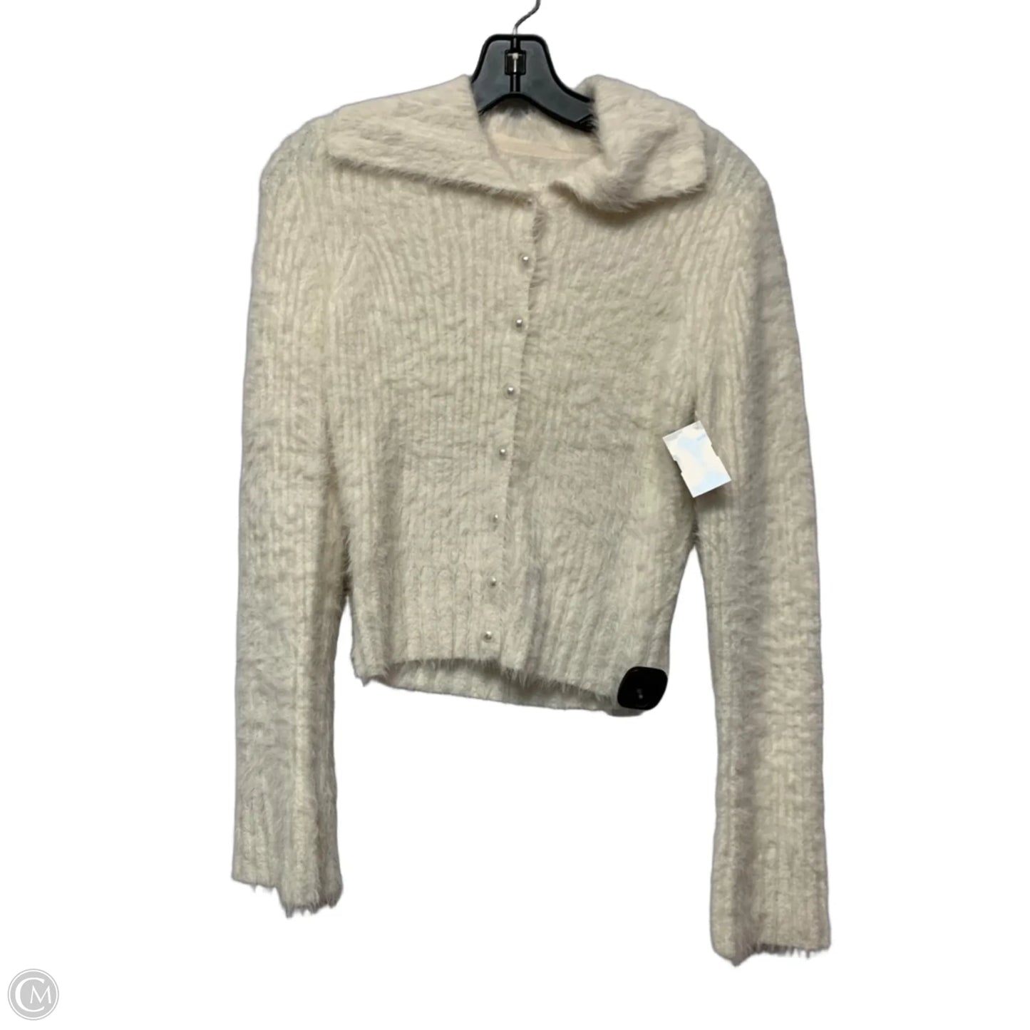 Sweater By Anthropologie In Cream, Size: S
