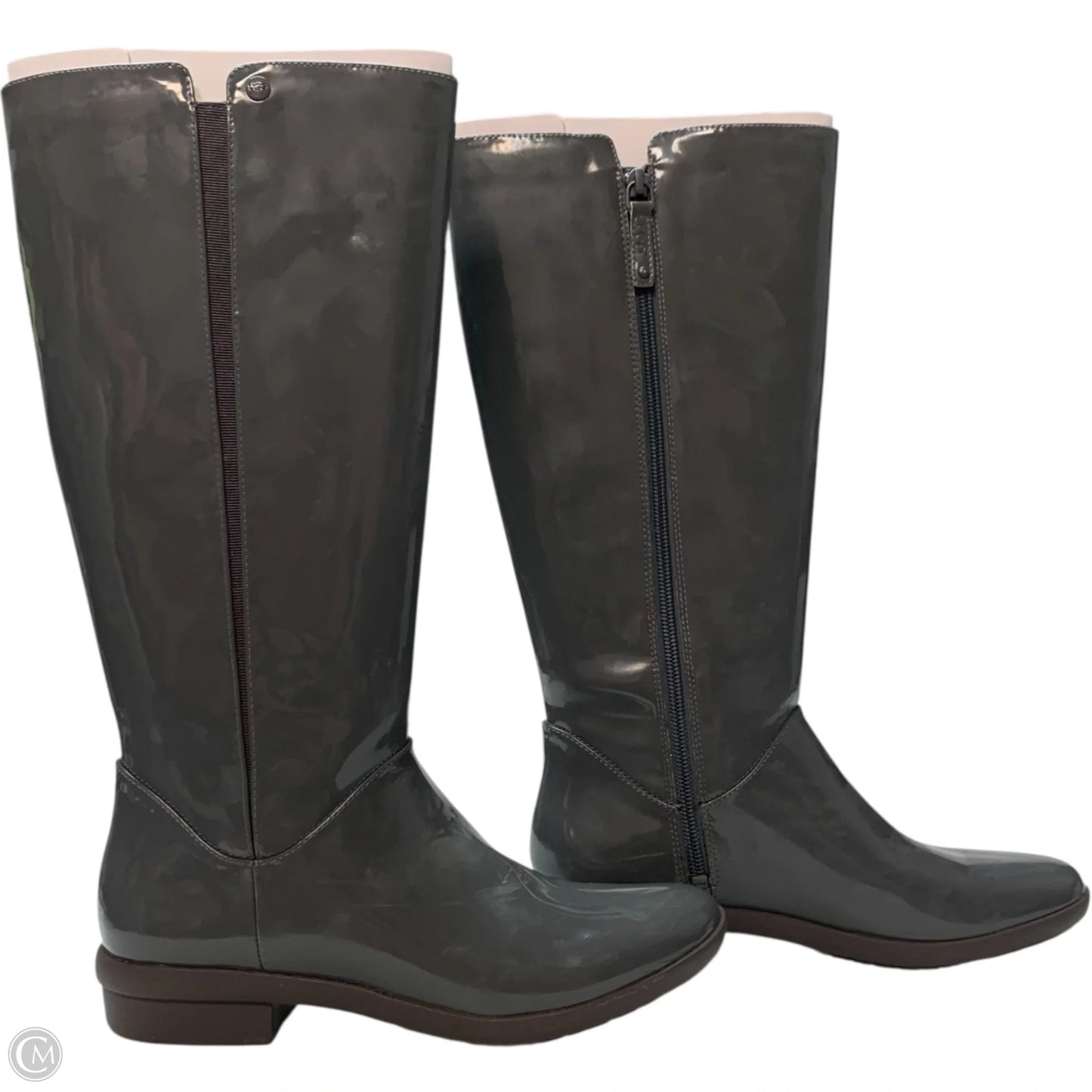 Boots Designer By Ugg In Grey, Size: 8