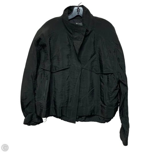 Jacket Windbreaker By Athleta In Black, Size: Xl