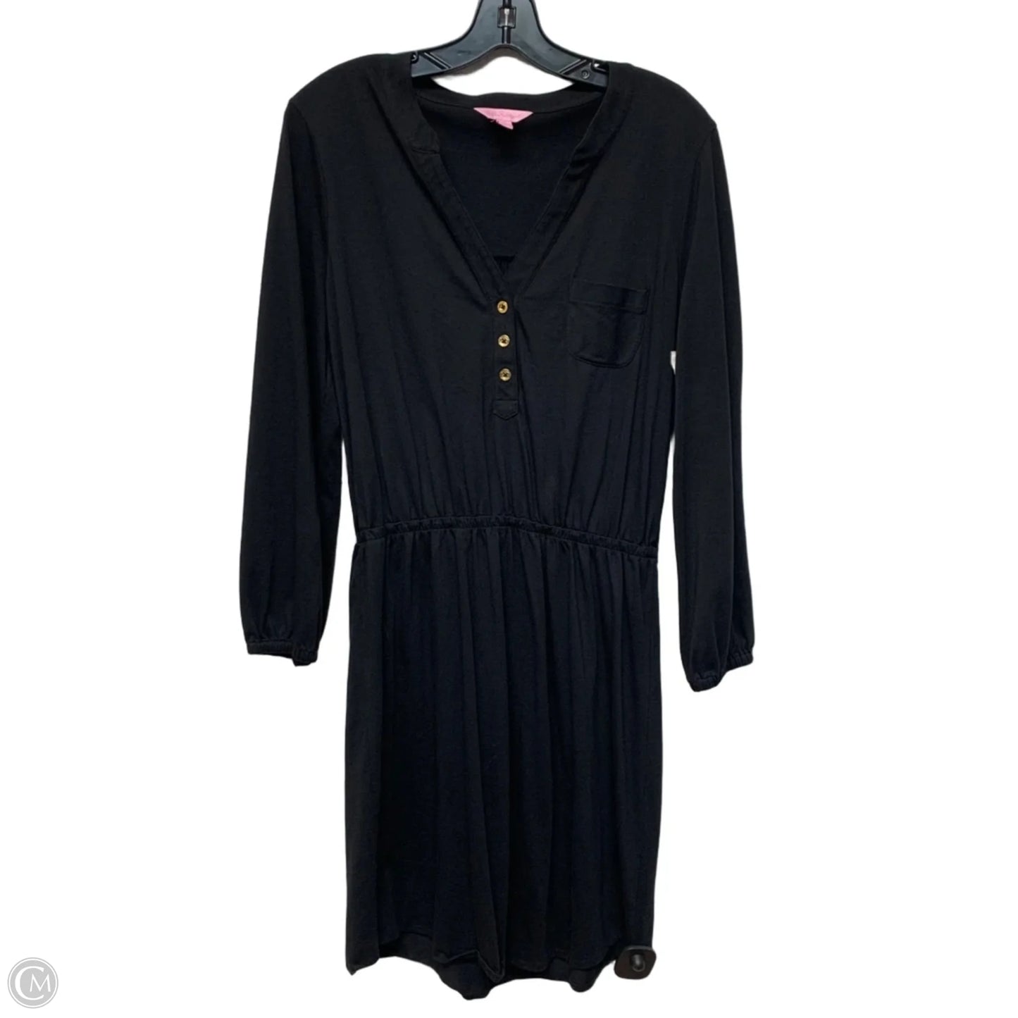 Dress Designer By Lilly Pulitzer In Black, Size: M