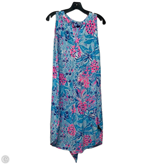 Dress Designer By Lilly Pulitzer In Blue & Pink, Size: S