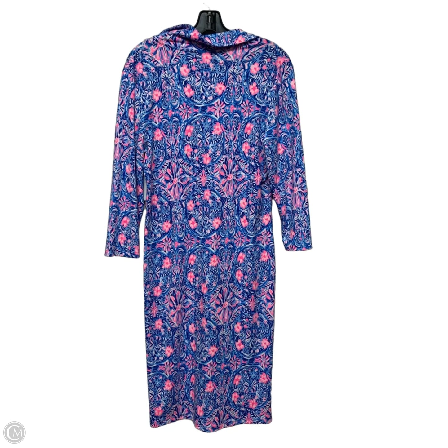 Dress Designer By Lilly Pulitzer In Blue & Pink, Size: L