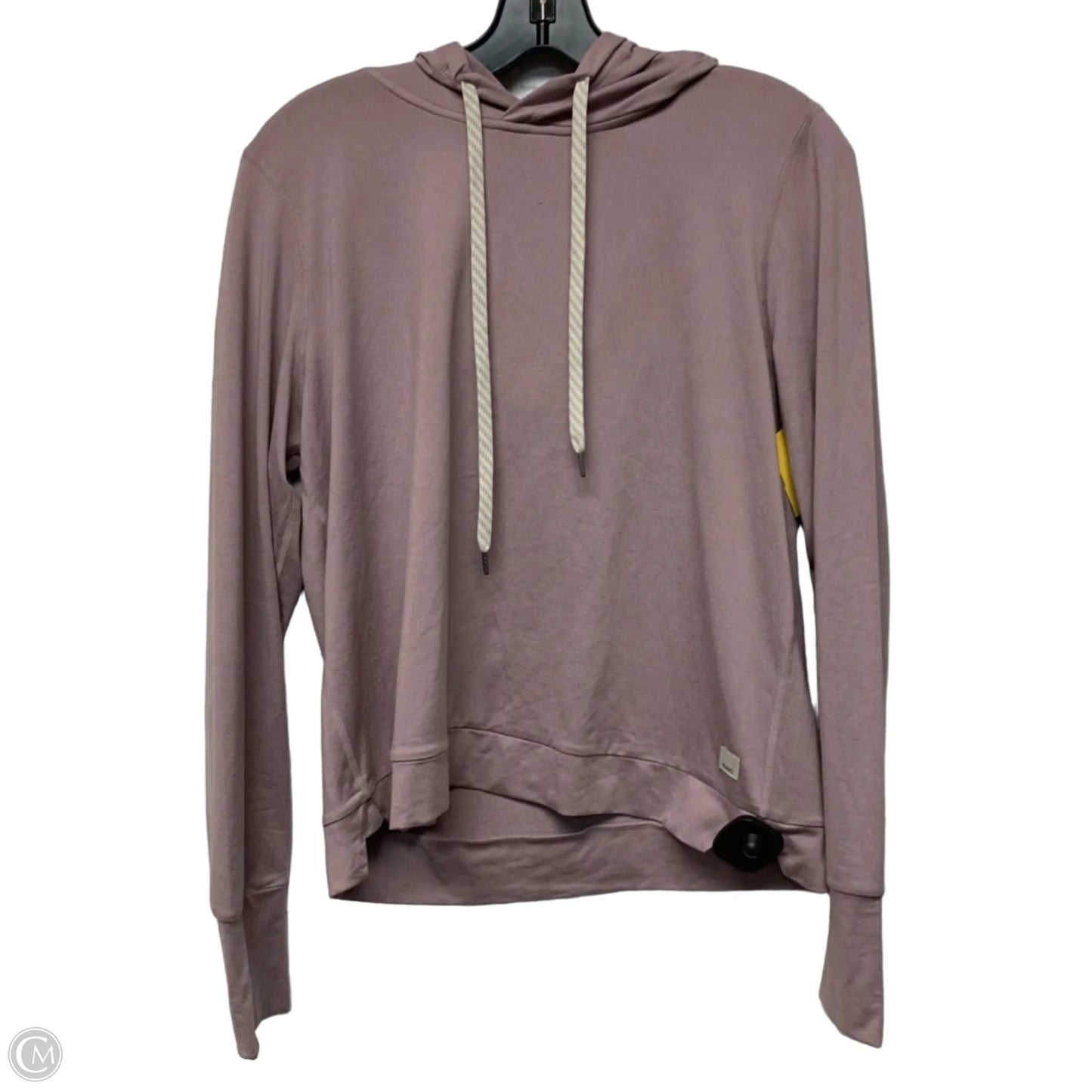 Athletic Top Long Sleeve Hoodie By Vuori In Purple, Size: M