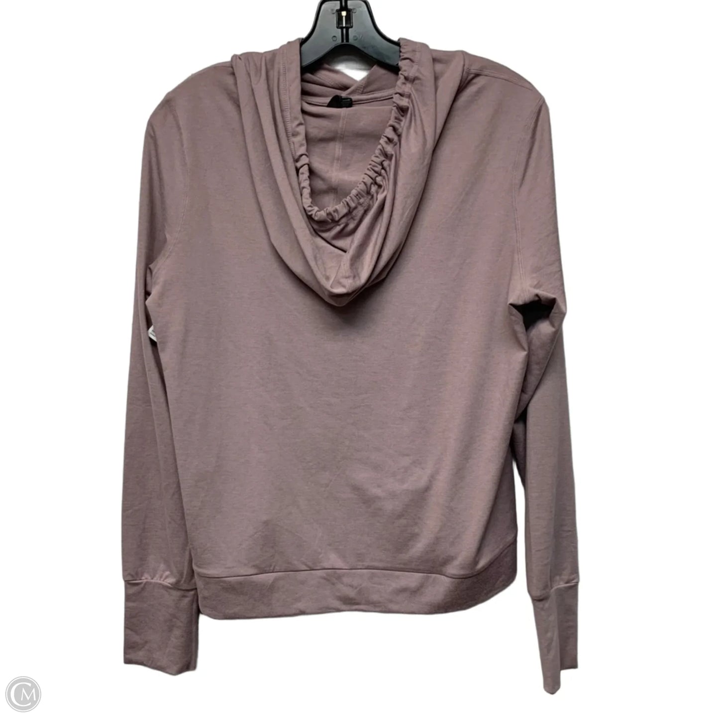 Athletic Top Long Sleeve Hoodie By Vuori In Purple, Size: M