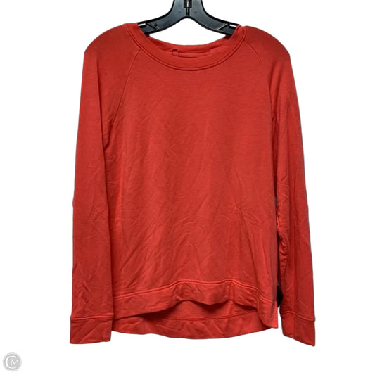 Top Long Sleeve Basic By Lou And Grey In Orange, Size: S