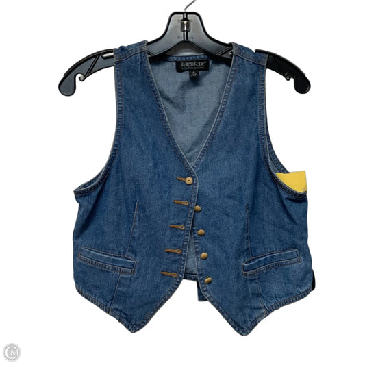 Vest Other By Karen Kane In Blue Denim, Size: Sp