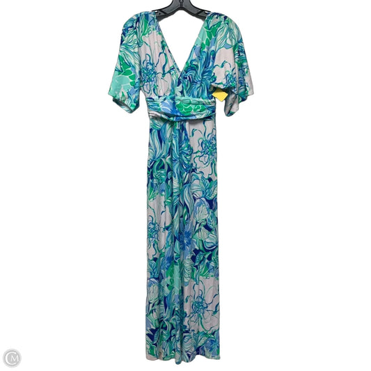 Dress Designer By Lilly Pulitzer In Blue & Green, Size: Xs