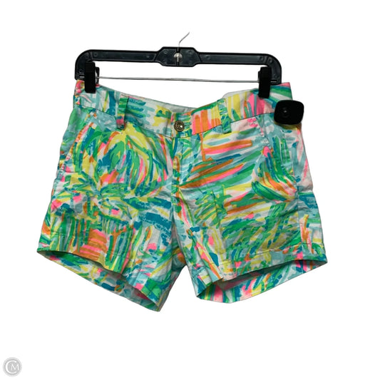 Shorts Designer By Lilly Pulitzer In Blue & Green, Size: 2
