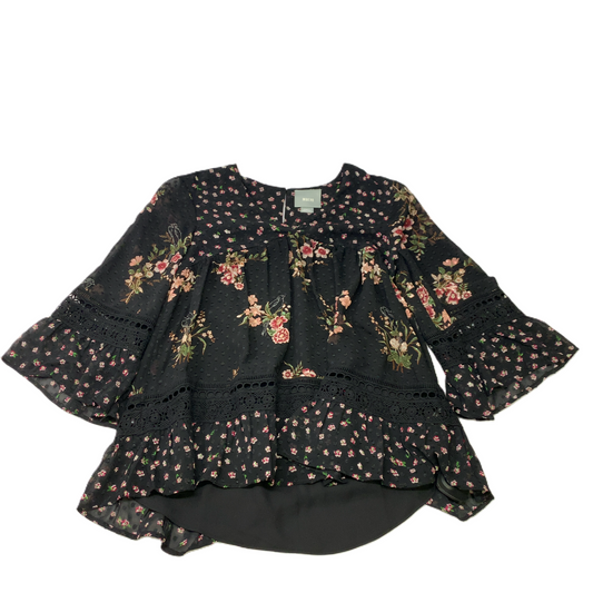 Blouse 3/4 Sleeve By Maeve  Size: Xs