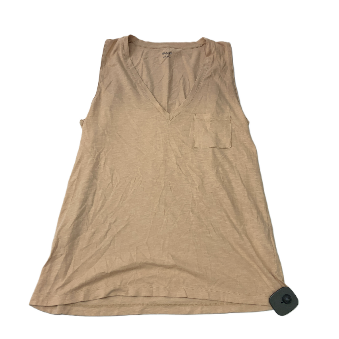 Tan  Top Sleeveless Basic By Madewell  Size: S