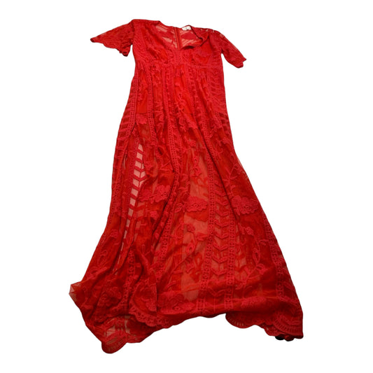 Dress Casual Maxi By Socialite In Red, Size: Xxl