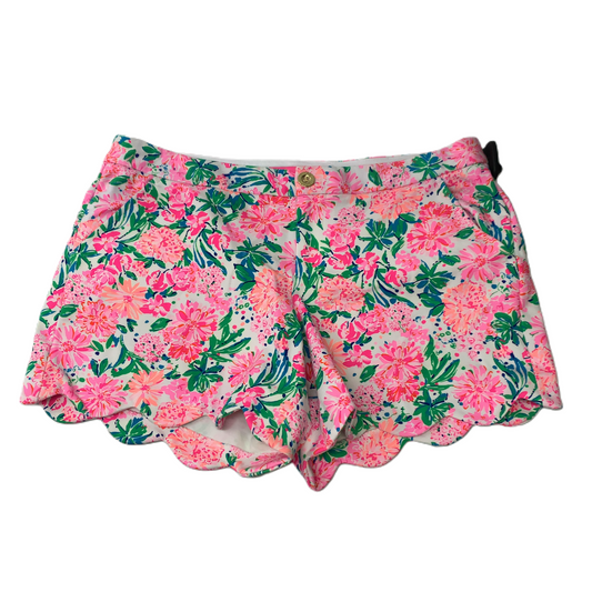 Green & Pink  Shorts Designer By Lilly Pulitzer  Size: L