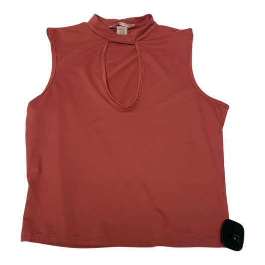 Top Sleeveless By Clothes Mentor In Coral, Size: M