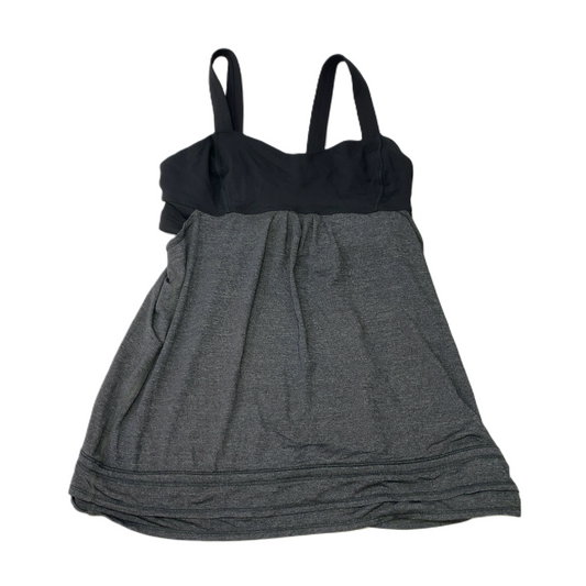 Black & Grey  Athletic Tank Top By Lululemon  Size: M