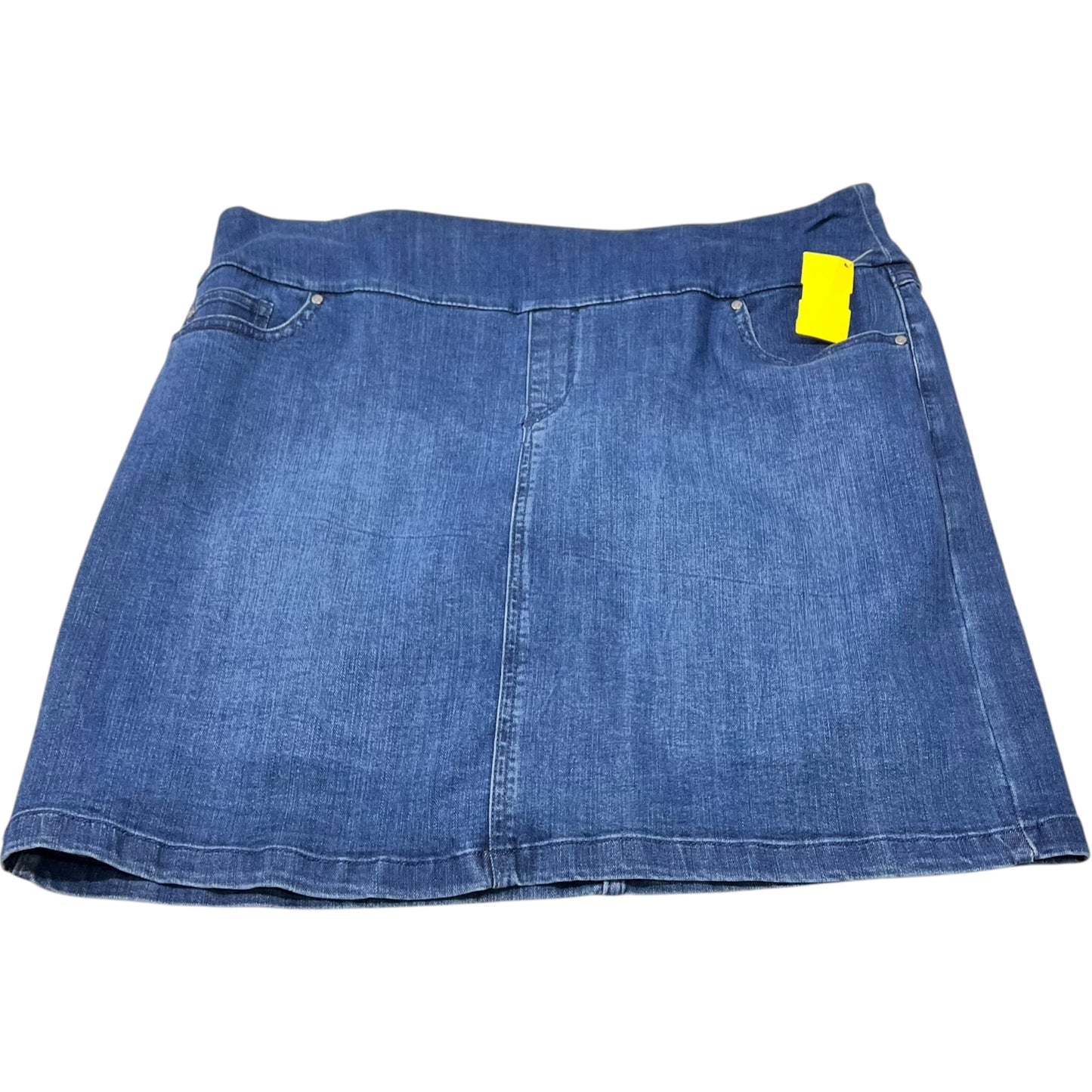 Skort By Sc & Co In Blue Denim, Size: Xl