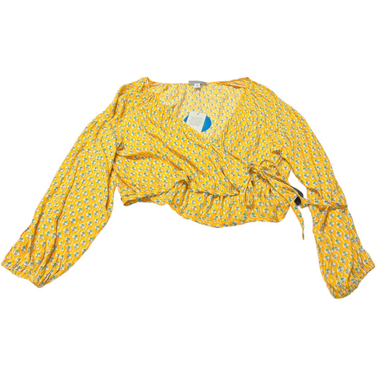 Top Long Sleeve By Target-designer In Yellow, Size: 3x