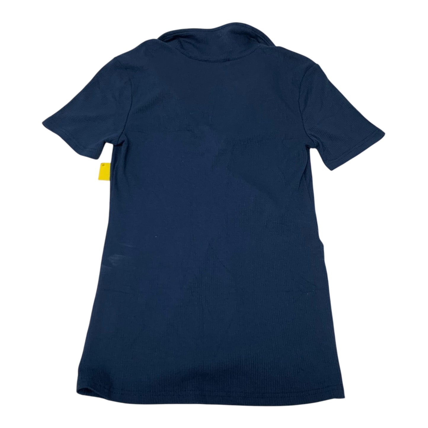 Top Short Sleeve Basic By Clothes Mentor In Navy, Size: M