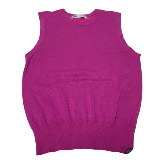 Tank Top By Zara In Purple, Size: L