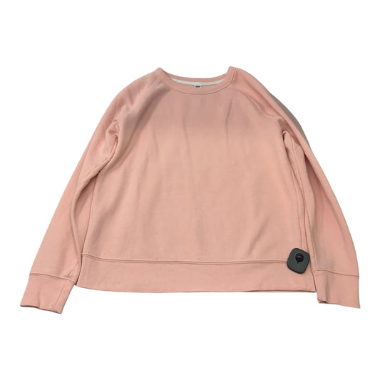 Sweatshirt Crewneck By Old Navy In Pink, Size: M