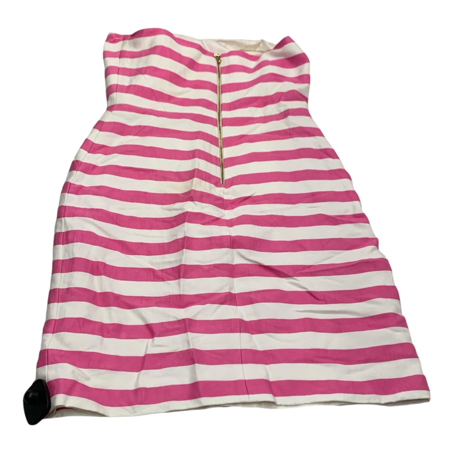 Dress Designer By Kate Spade In Pink & White, Size: S