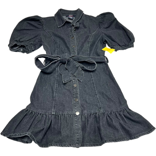 Dress Casual Short By Jealous Tomato In Black Denim, Size: S