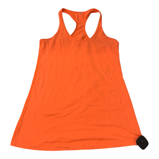 Athletic Tank Top By Lululemon In Orange, Size: M